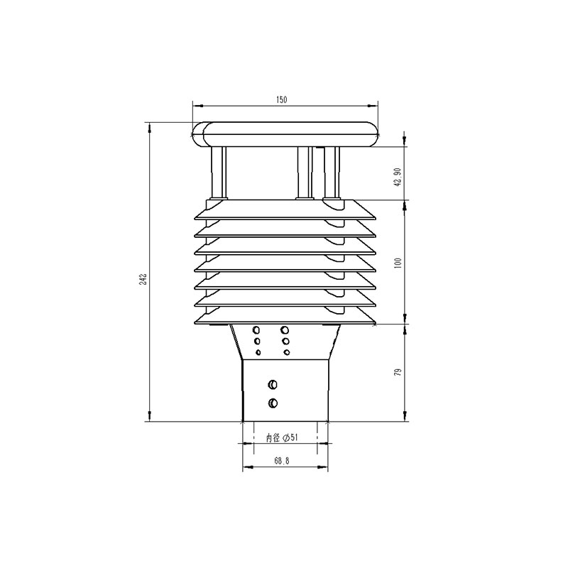 空气质量传感器产品尺寸图